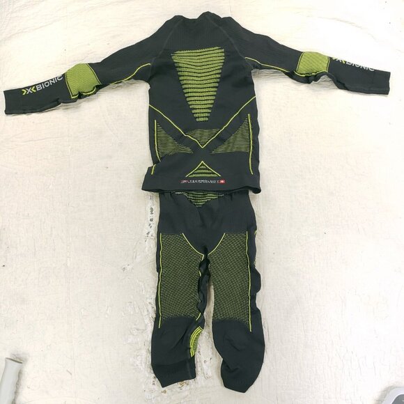 X Bionic Set Thermo Shirt Pants Compression Suit PV 1.0 S/M Small Medium Gray - Picture 3 of 7